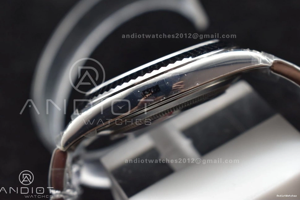 on 904L Edition Dial Oyster SS Sleek 615 DateJust 126334 1:1 Best Bracelet VSF Black VS 41 0318